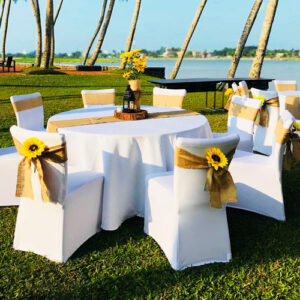 Banquet Chairs rent for weddings & parties by Lassana Events