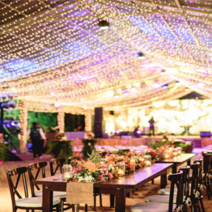 Light setup for weddings, parties & outdoor events by Lassana Events in sri lanka